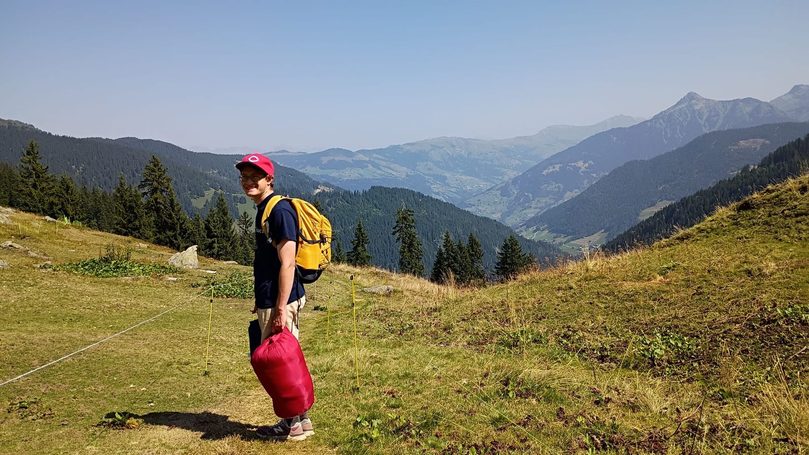 Neil hiking