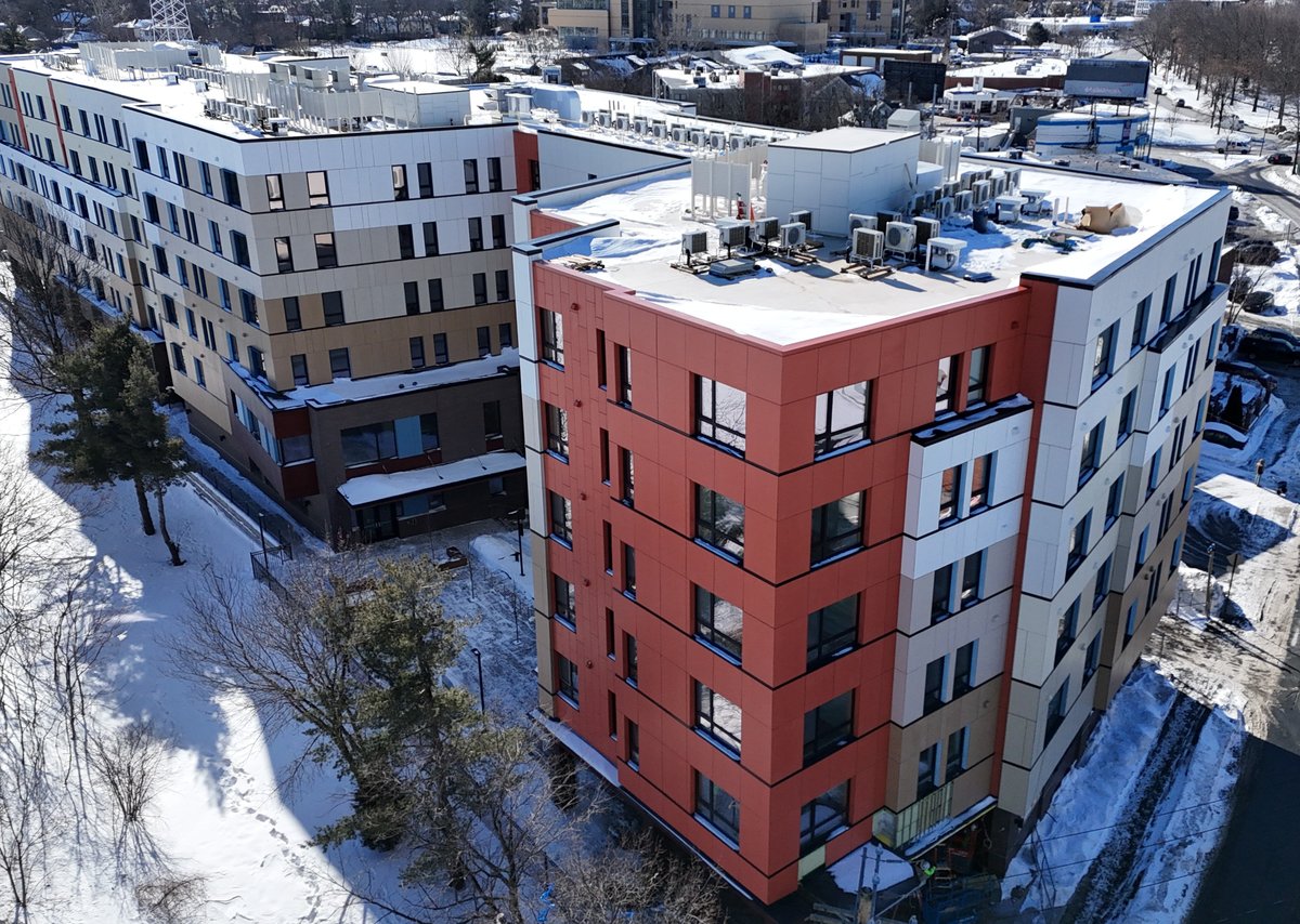 New affordable apartment building in the district